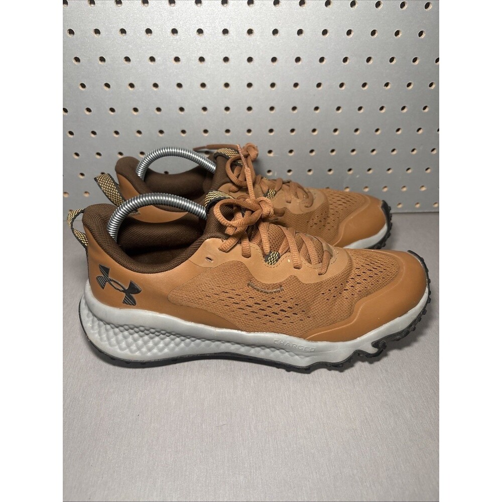 Under Armour Charged Maven Trail Shoes Mens 9.5 Sneakers Brown Lace Up Running